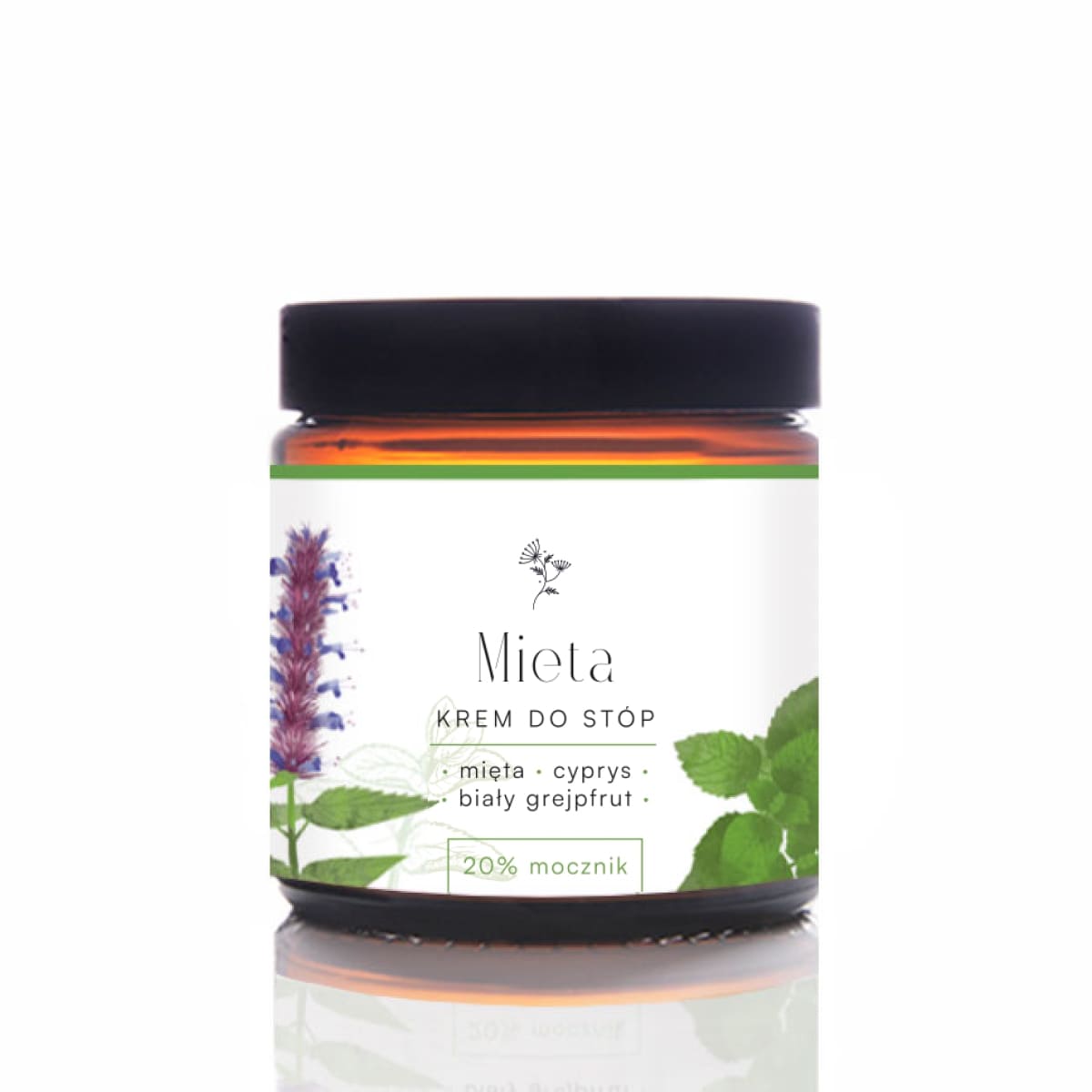 Mięta – krem do stóp